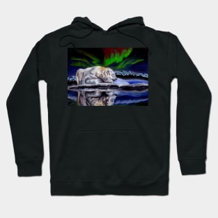 Bear reflection Hoodie